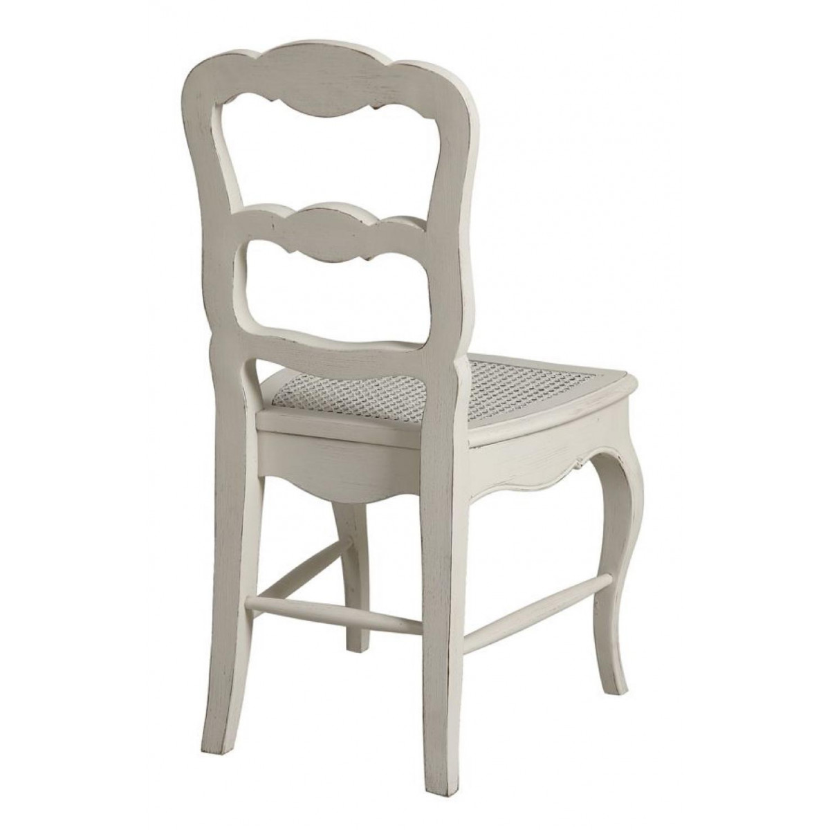 Lot de 2 chaises cannée louise - CHÂTEAU blanc, INTERIOR'S