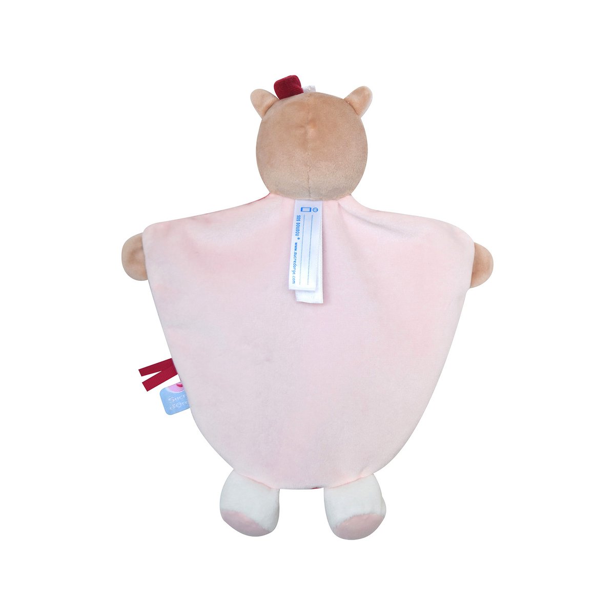 Doumou tetinou biche romi velours doux rose, SUCRE D'ORGE
