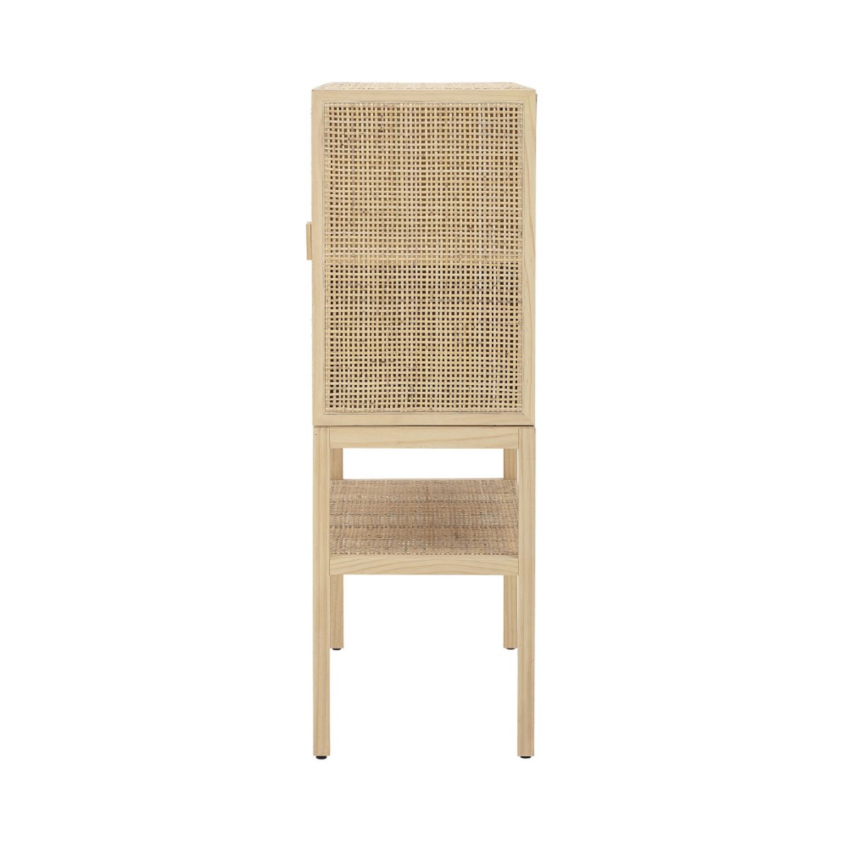Buffet haut en bois et cannage - SANNA bois clair, BLOOMINGVILLE