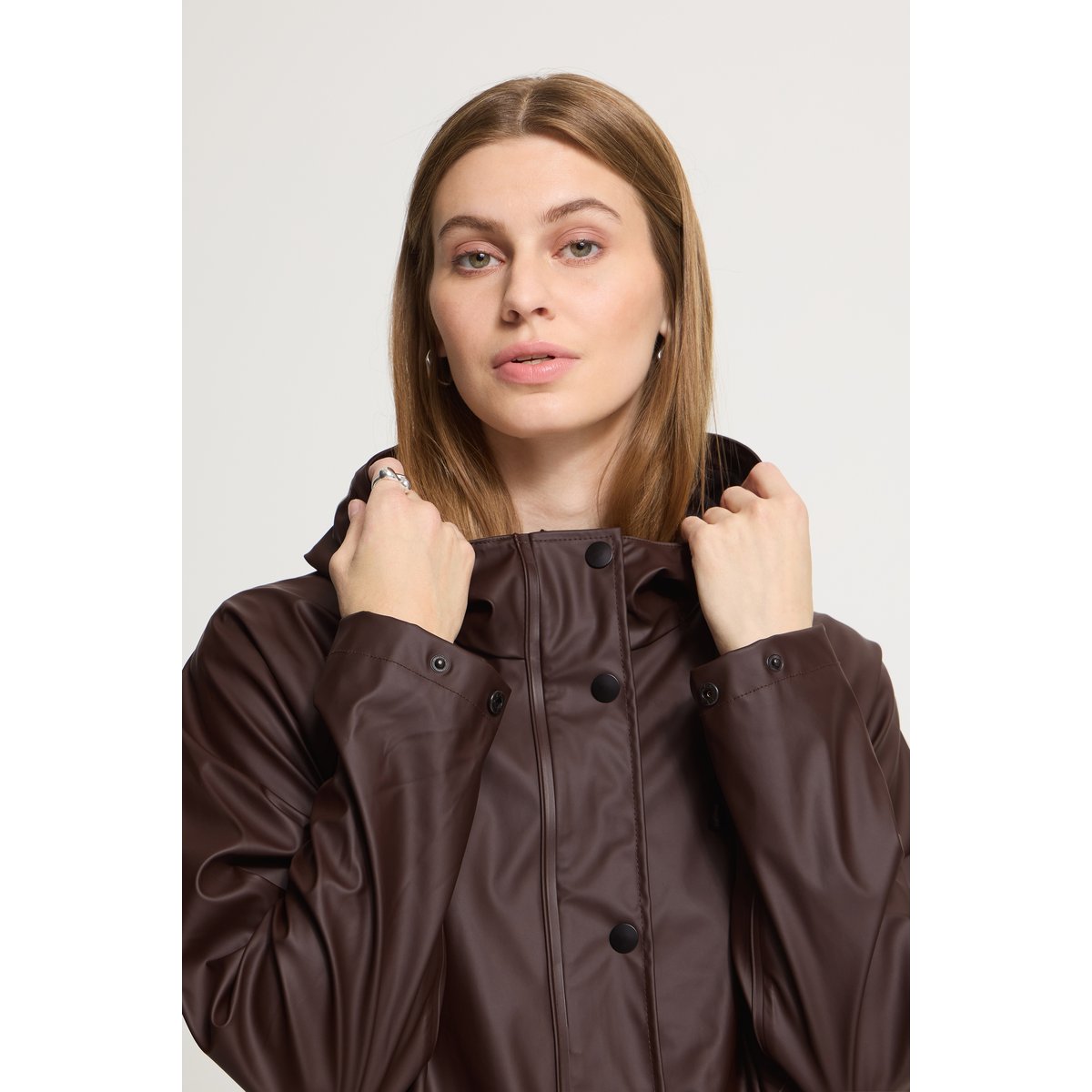 Veste d'extérieur marron molé, ICHI