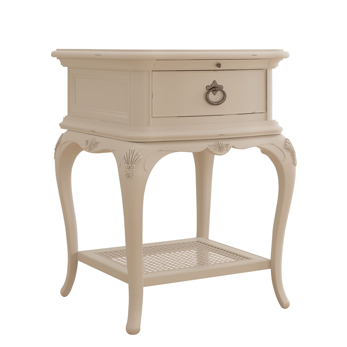Ivory French-Vintage 1 Drawer Bedside Chest ivory, WILLIS & GAMBIER