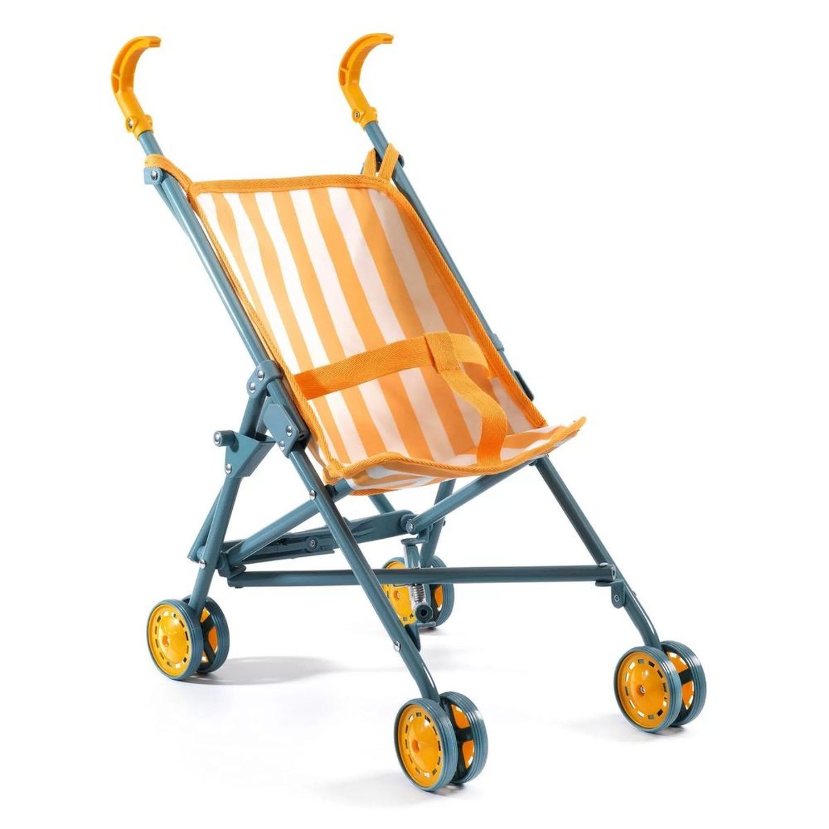 Poussette canne 54 cm pour poupée orange, DJECO