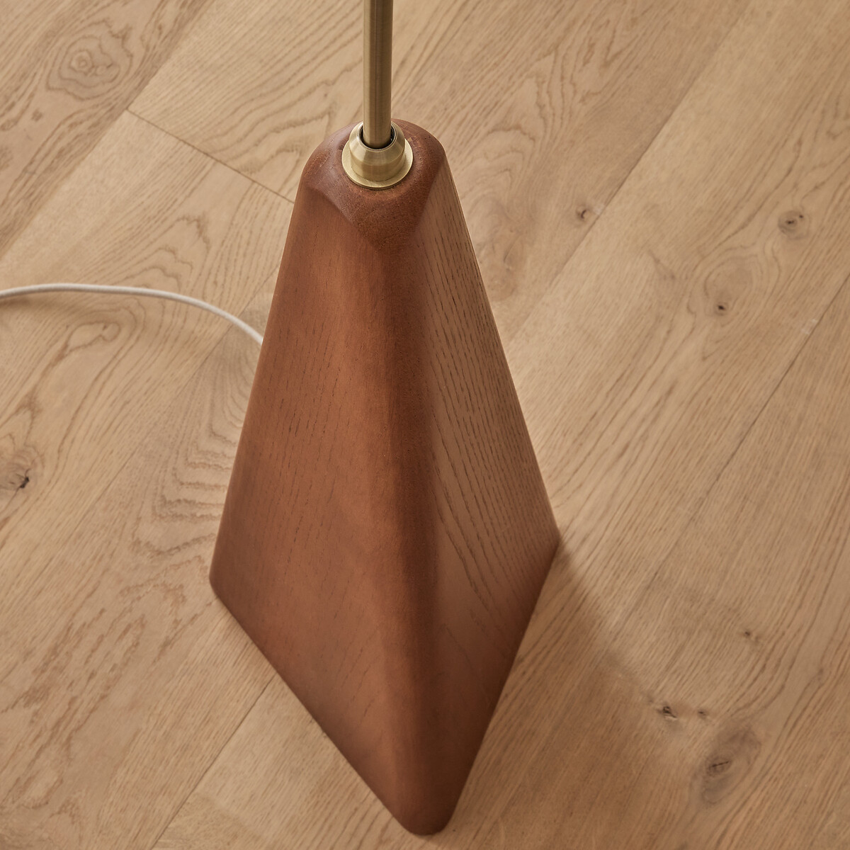 Lampadaire en chêne massif, teinté noyer, NESTWOOD noyer, AM.PM