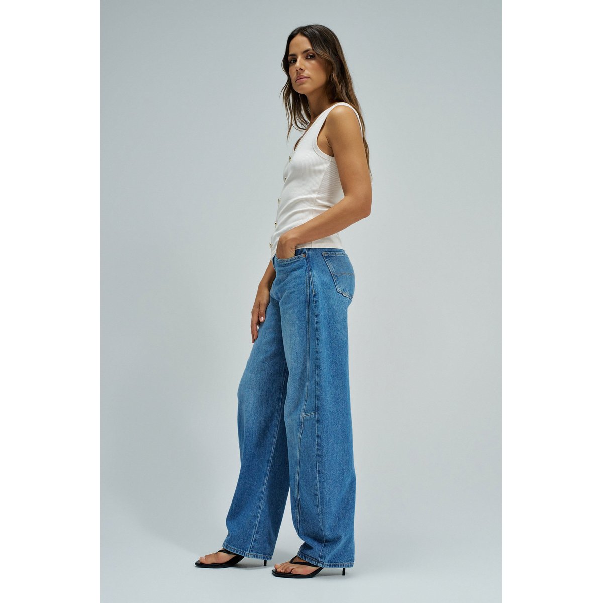 TOP CÔTELÉ marron, SALSA JEANS