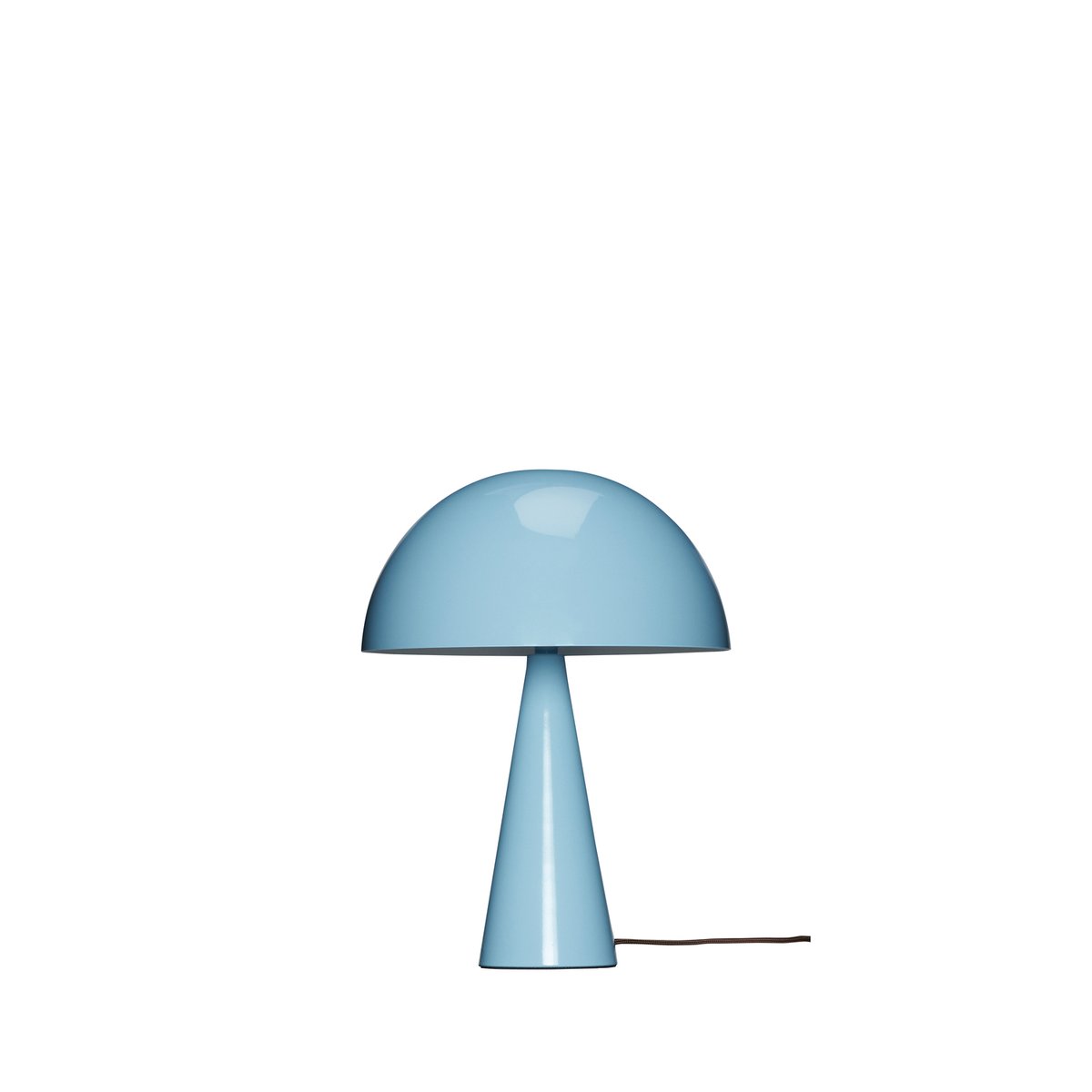 Lampe de table en fer MUSH bleu claire, HUBSCH