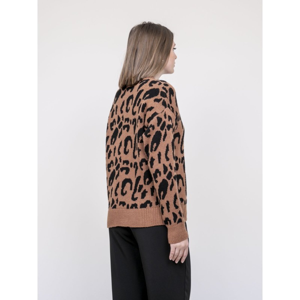 Pull Motif Léopard Kostelia léopard, DONA LISA