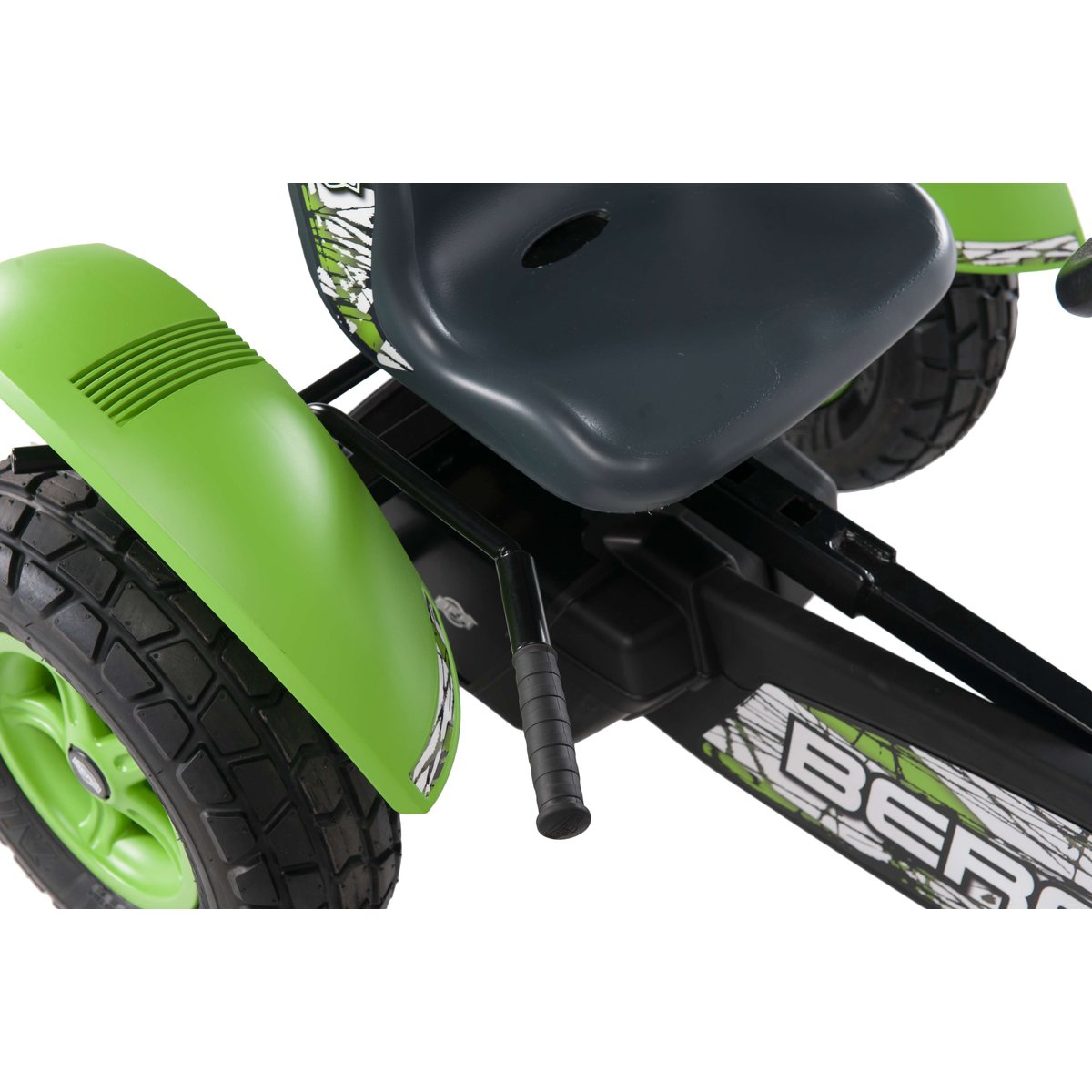 Kart à Pédales pour Enfants, 5+ Ans, XL X-Plore BFR green/grey, BERG TOYS