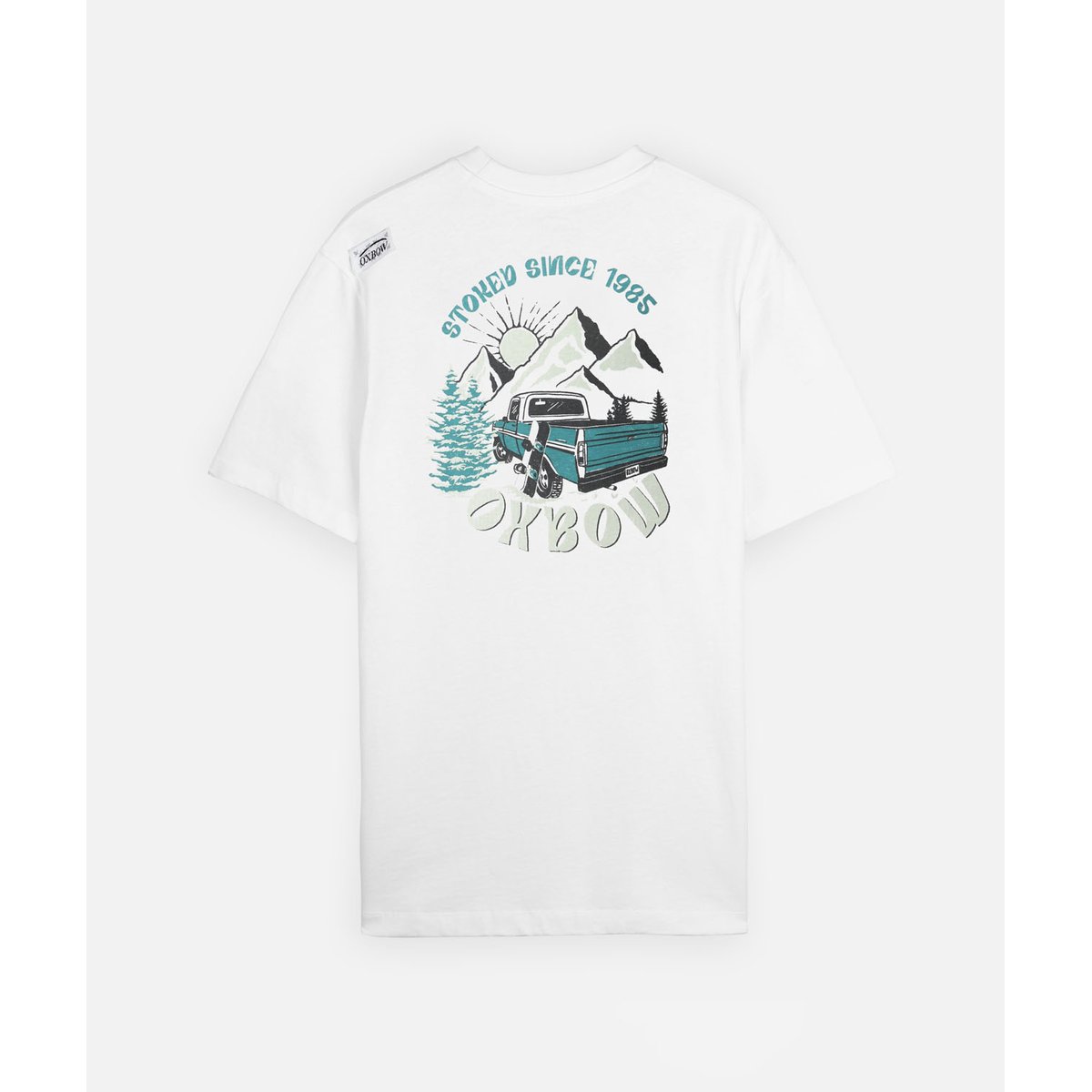 Tee-shirt manches courtes MOUNTAIN white, OXBOW