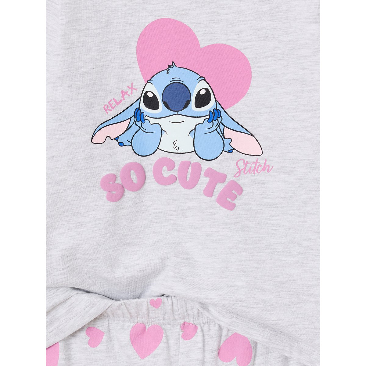 Pyjama Lilo et Stitch gris chiné, VERTBAUDET