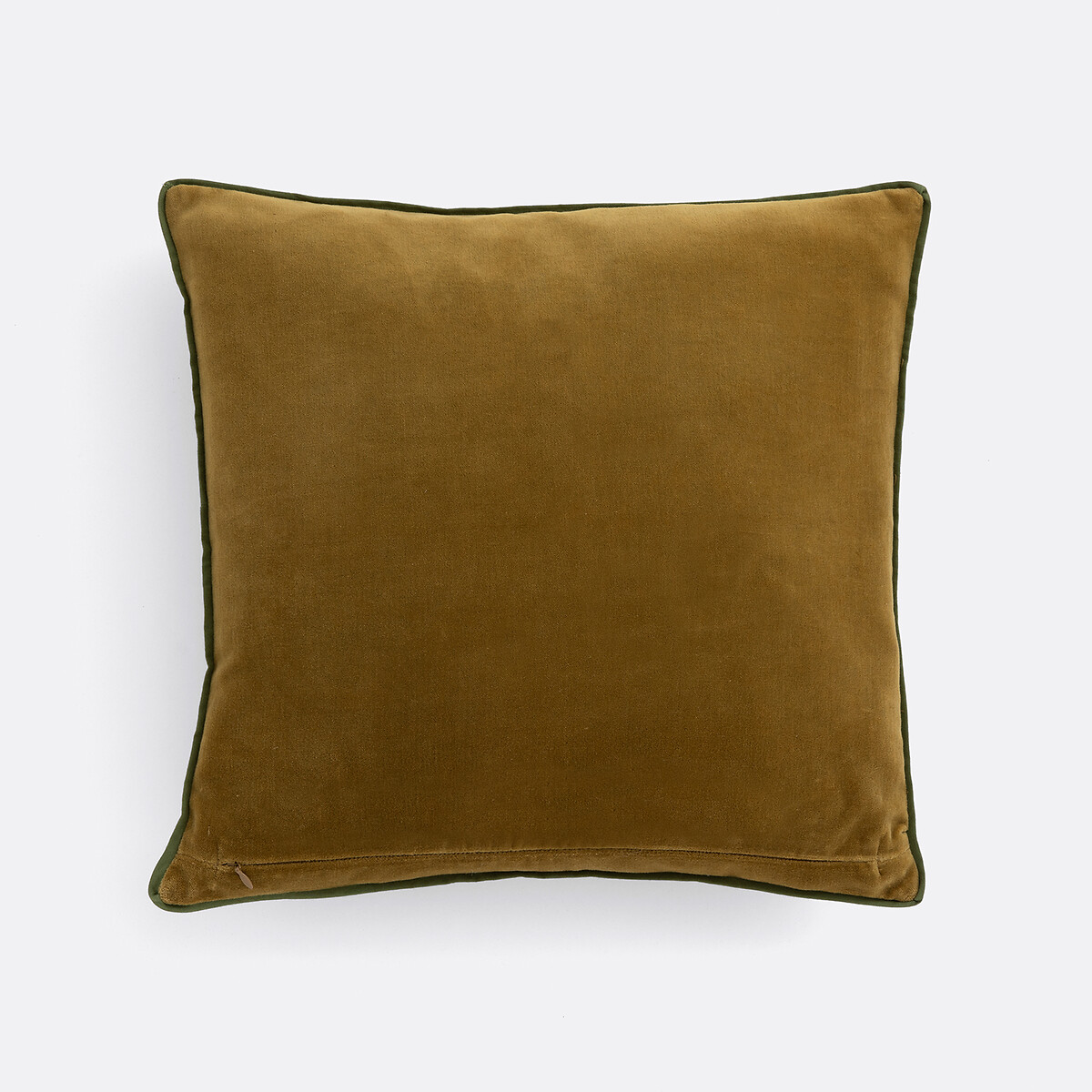 Shandira Block Print Cotton Cushion Cover celadon/bronze, LA REDOUTE INTERIEURS