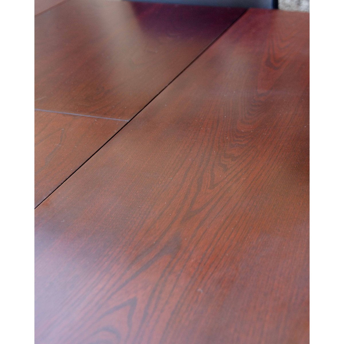 Table à manger avec allonge papillon Karla N°1215 - Bon état bois foncé, DEBONGOUT