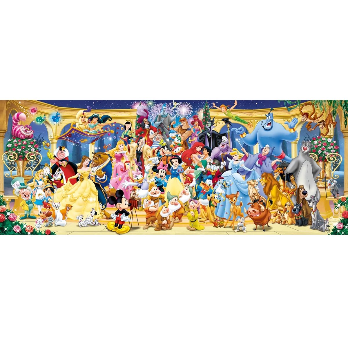 Puzzle Photo de groupe Disney 1000 pieces blanc, RAVENSBURGER