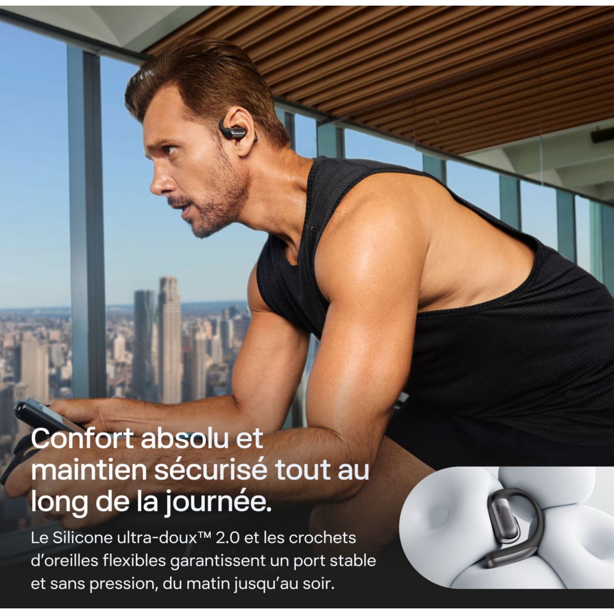 Ecouteurs OpenFit PRO Noir noir, SHOKZ