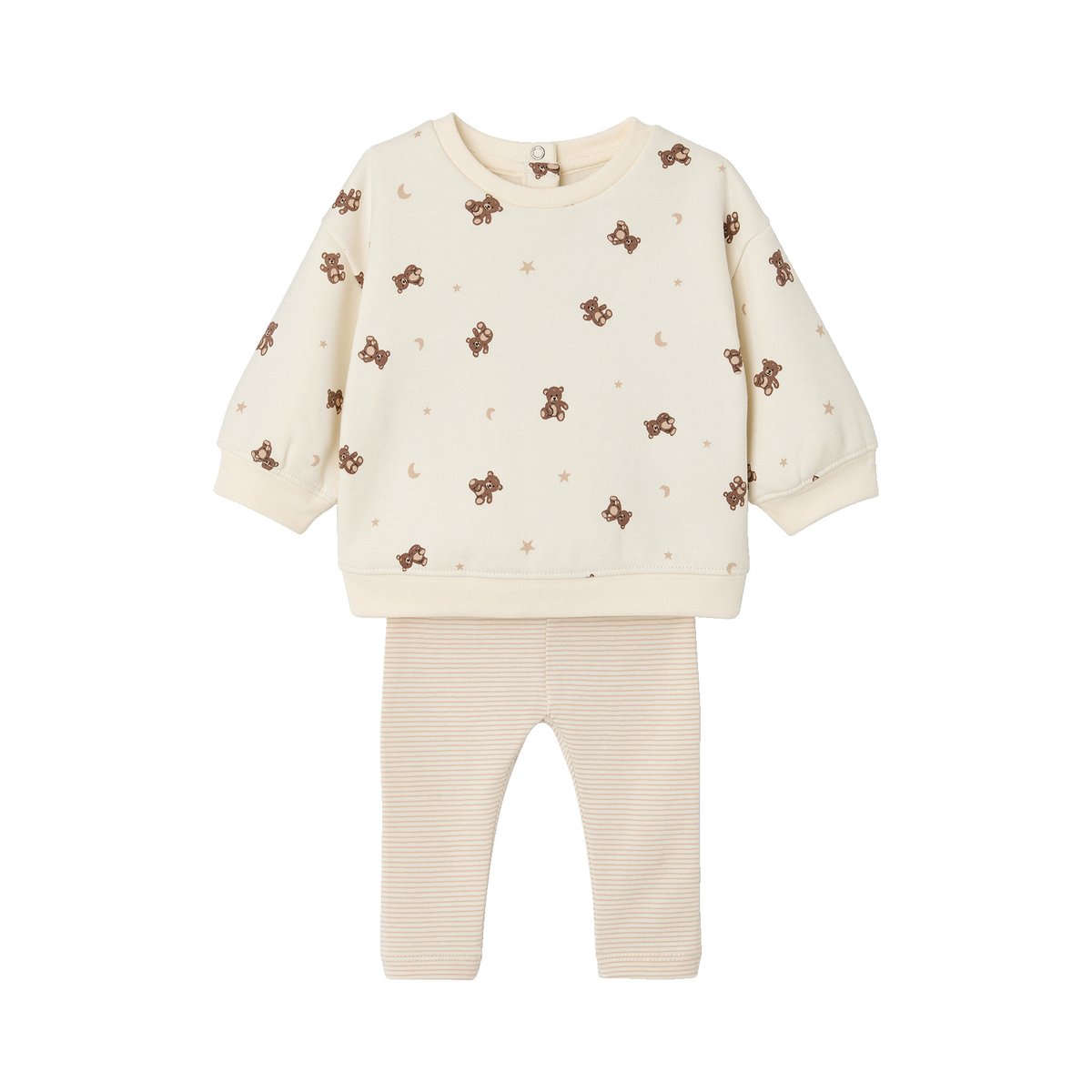 Ensemble sweat et pantalon écru, VERTBAUDET