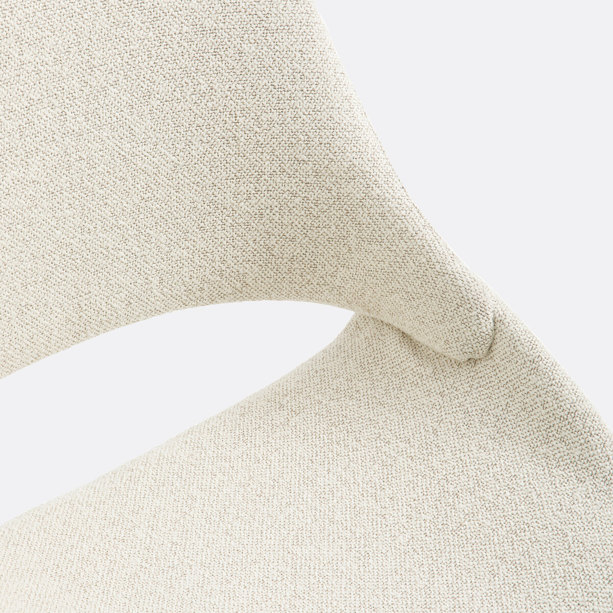 Silla de oficina tejido rizo, Tanael beige              , LA REDOUTE INTERIEURS