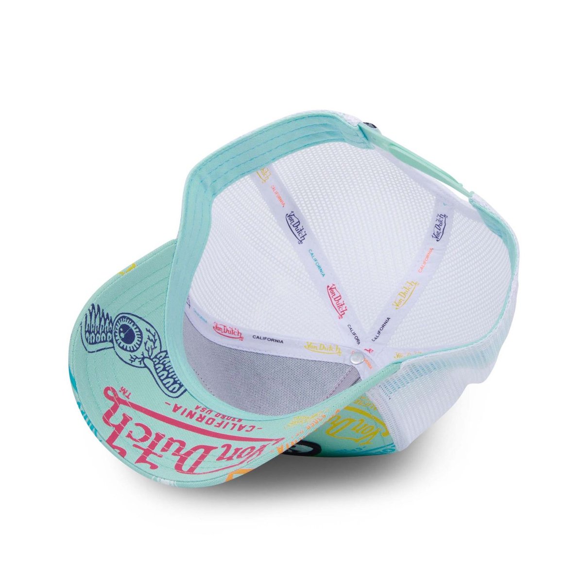 Casquette trucker LE bleu/rouge/blanc, VON DUTCH
