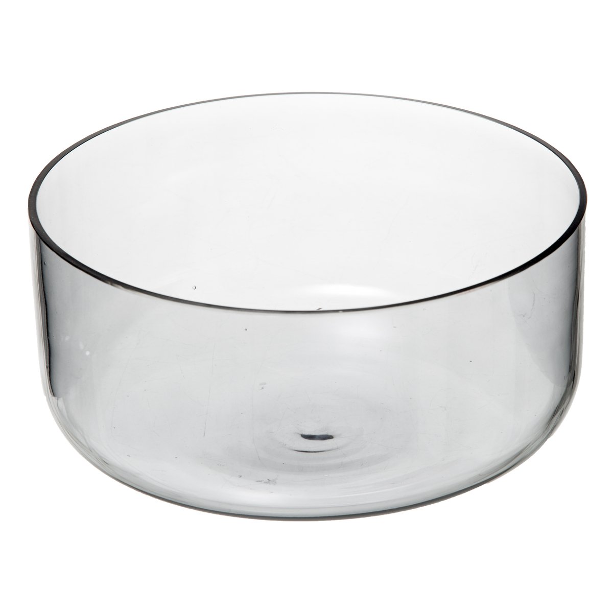 Saladier Arha D 24 Verre et bois grisfume, SECRET DE GOURMET
