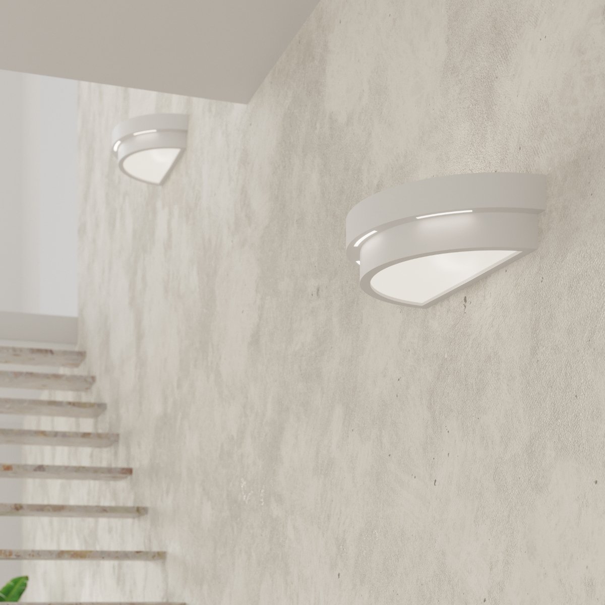 Applique Céramique Blanc E27 1 Helios blanc, EDEN