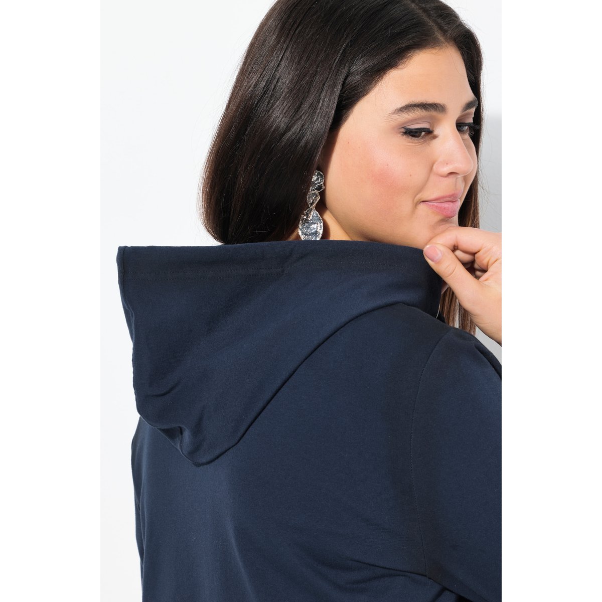 Veste à capuche. Manches longues. Effet « marine, ULLA POPKEN