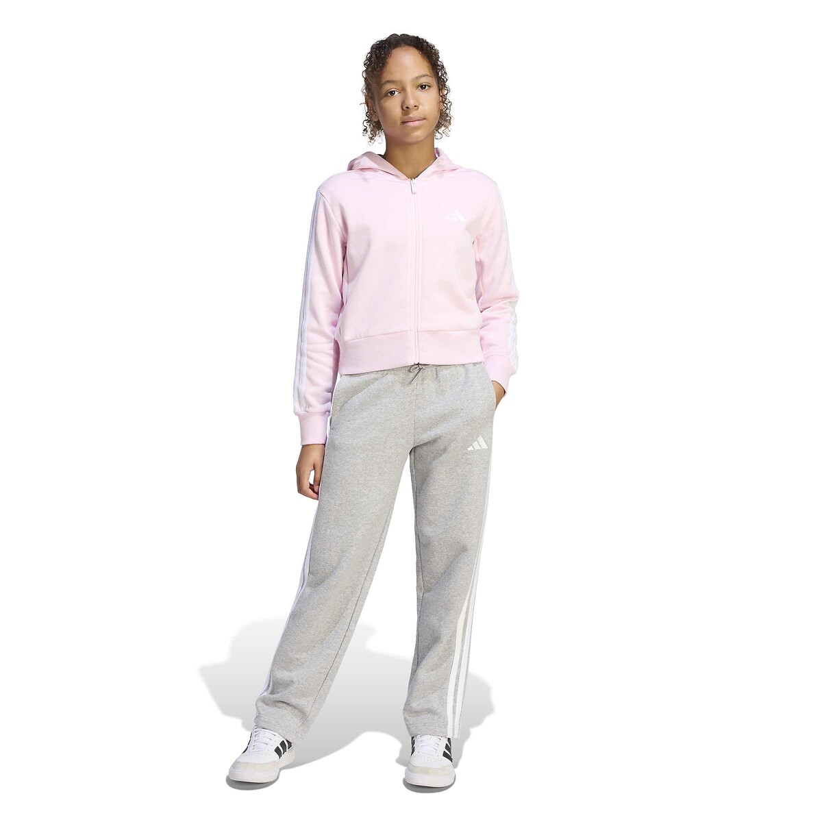 Ensemble en molleton gratté junior gris/rose, ADIDAS SPORTSWEAR