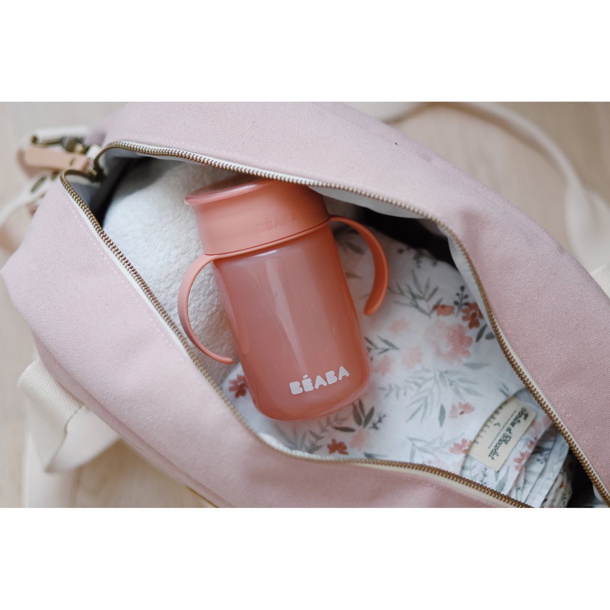 Tasse d’apprentissage 360° rose, BEABA