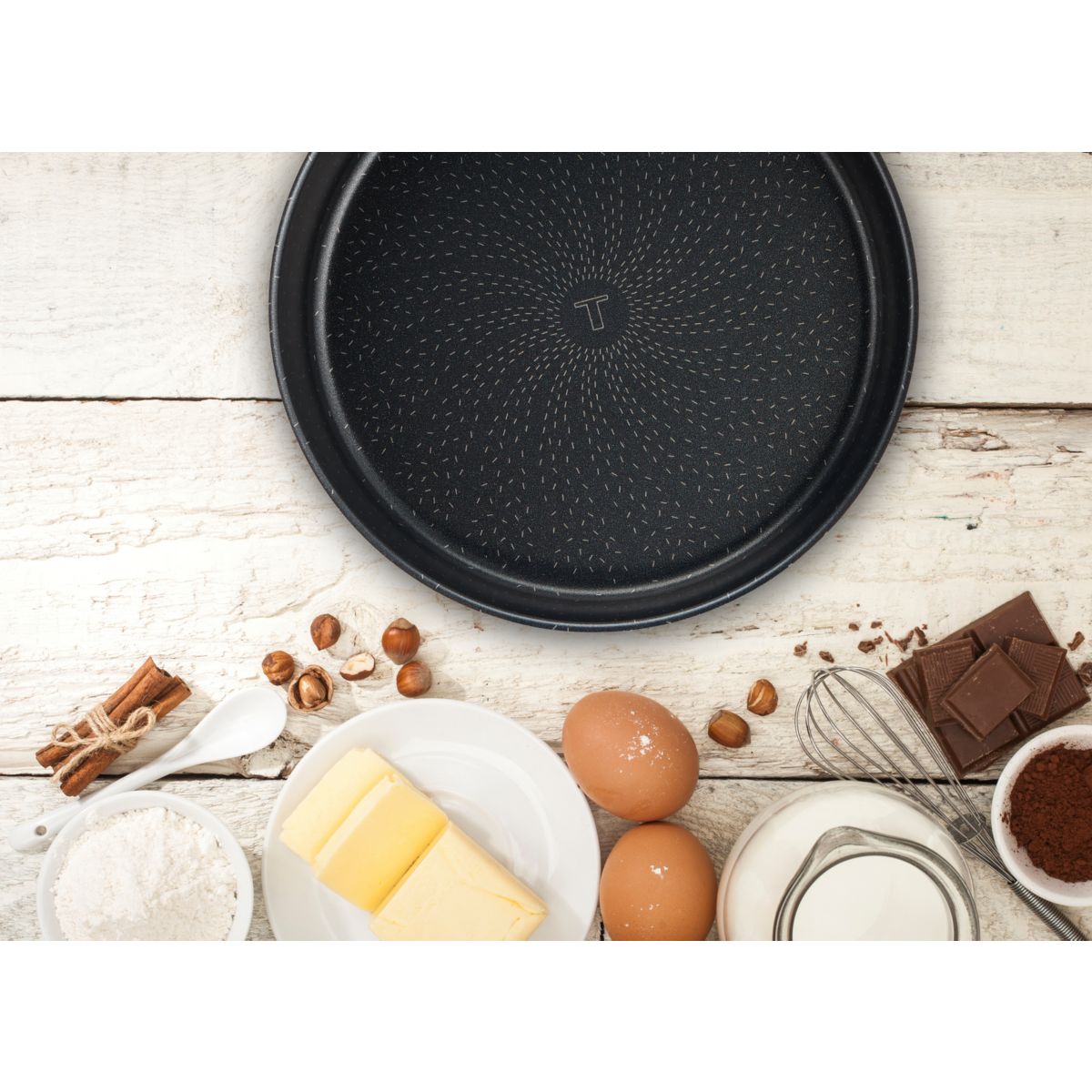 Moule à manqué Perfectbake 24cm chocolat, TEFAL
