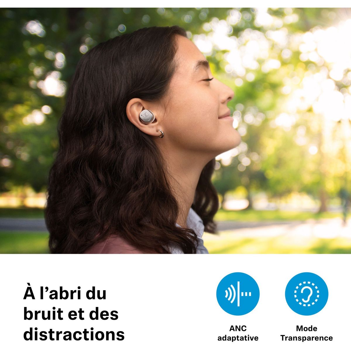 Ecouteurs Momentum True Wireless 4 Noir et Bronze noir et or, SENNHEISER
