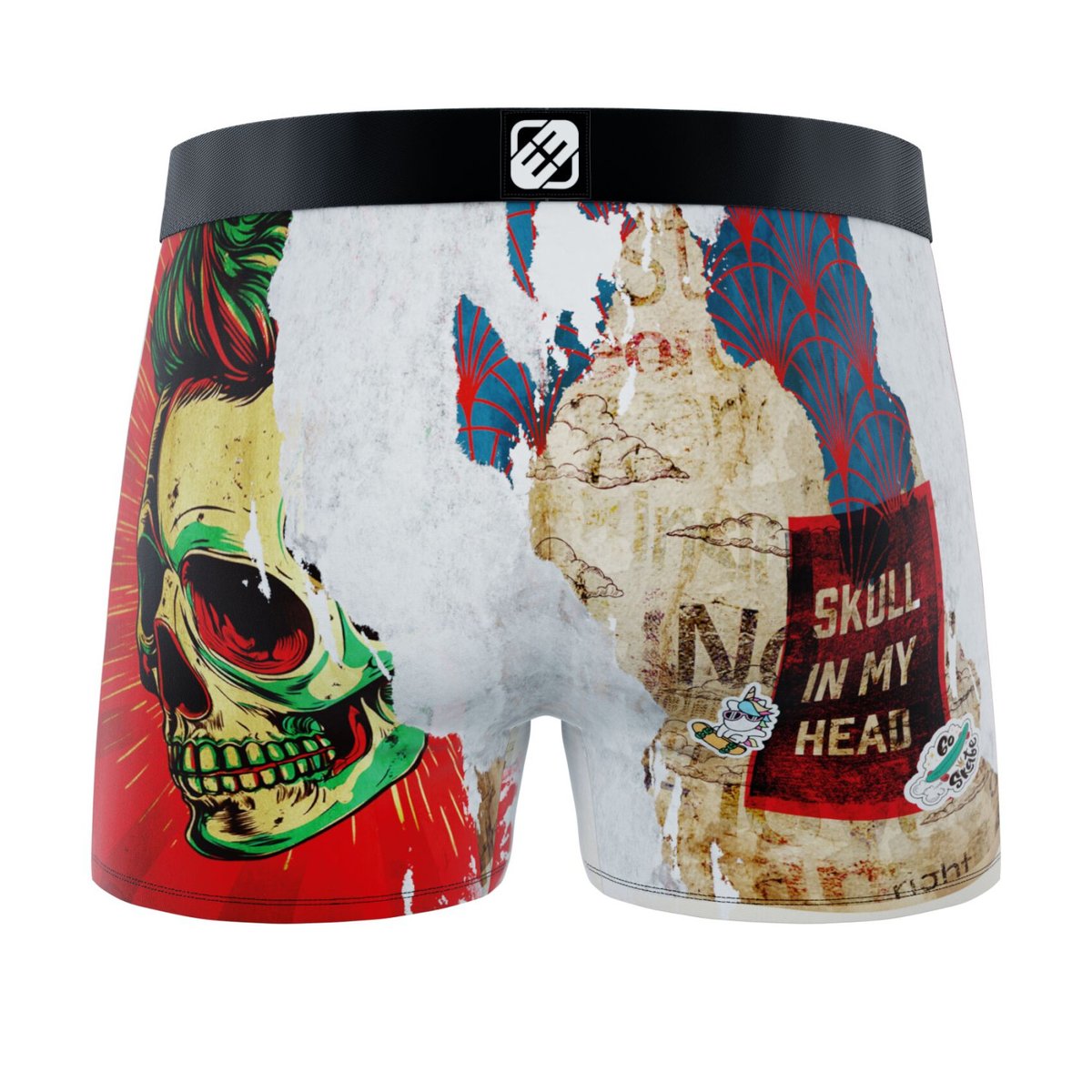 Lot De 3 Boxers Microfibre beige/jaune/rose/turquoise/rouge/noir/blanc, FREEGUN
