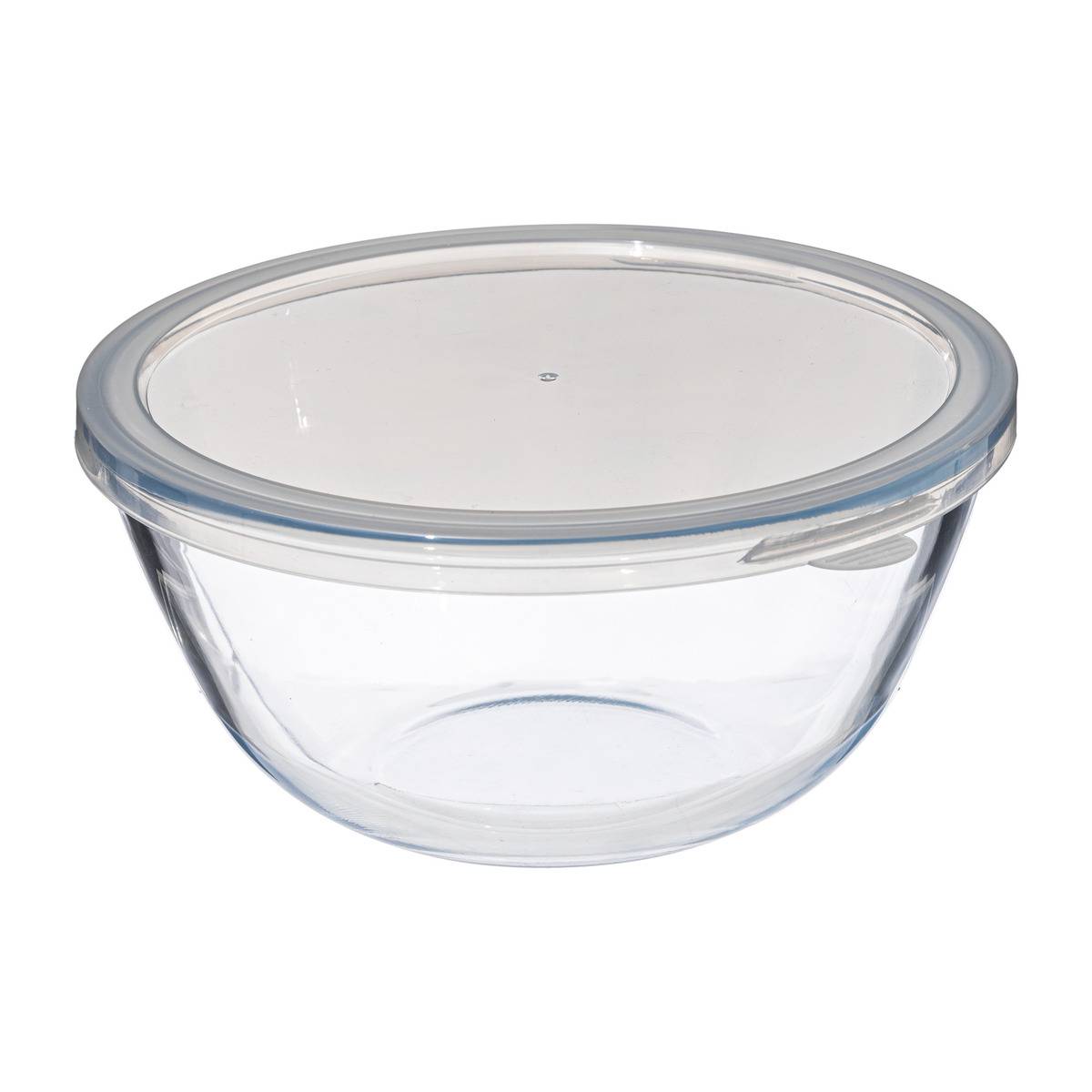 Bol à mixer 4,4L avec couvercle verre ESSENTIELS transparent, 5FIVE SIMPLY SMART
