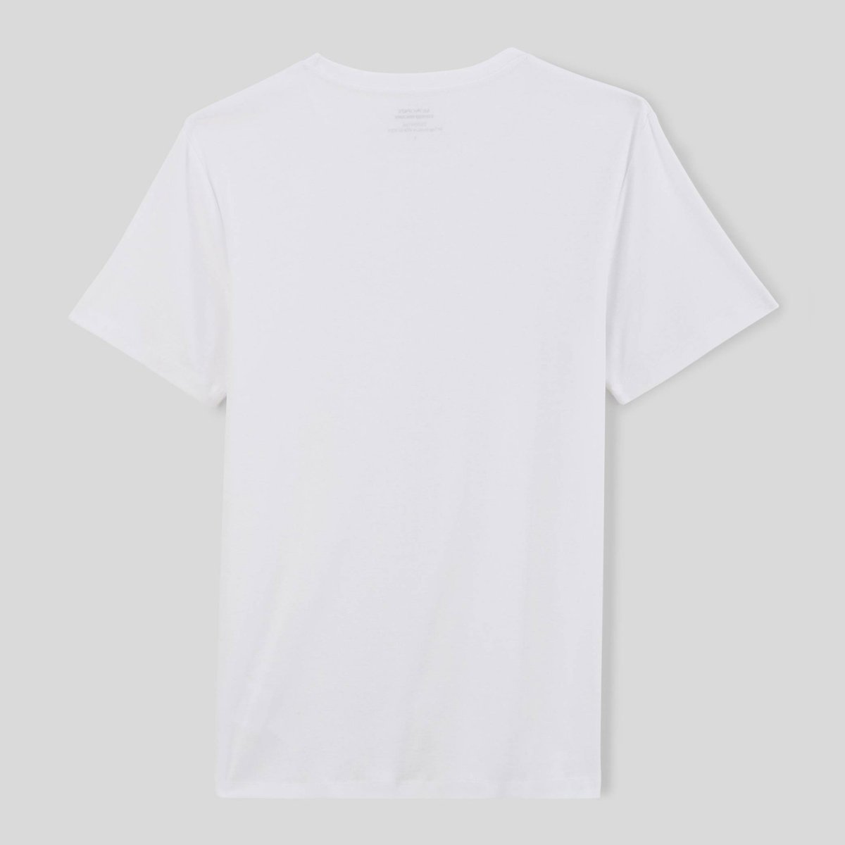 T-shirt col rond en coton BIO GOTS blanc, MONOPRIX