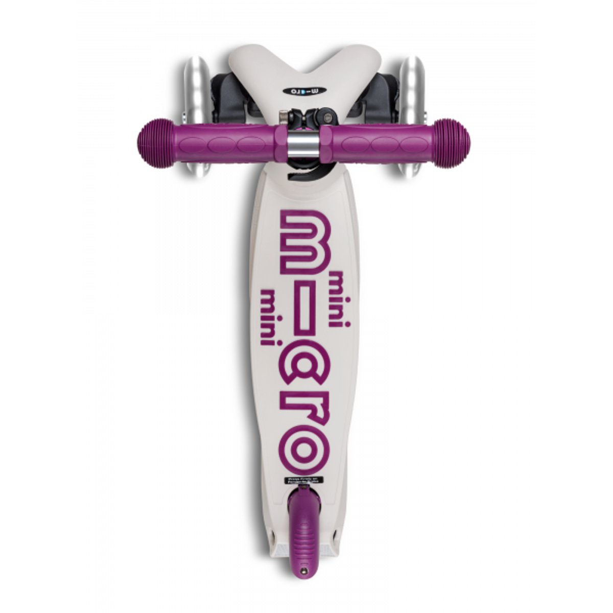 Mini Micro Deluxe Eco LED - Pourpre violet, MICRO MOBILITY