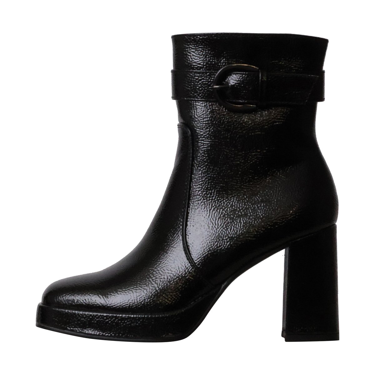 Bottines à Talon Et Zip noir, ENZA NUCCI