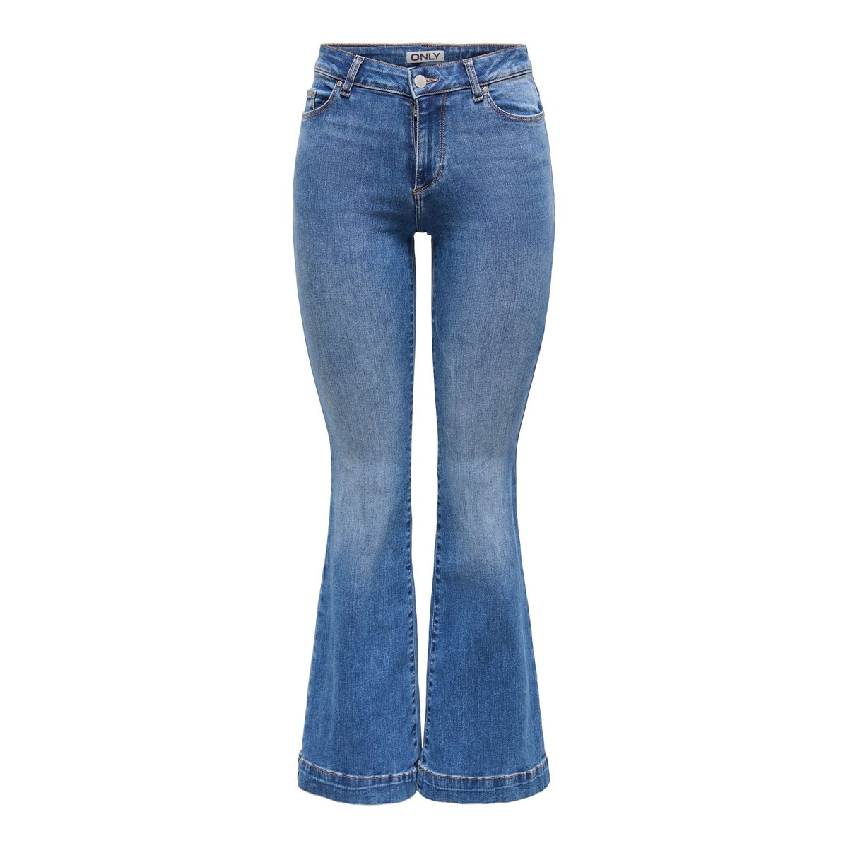Jean Rétro Flared medium blue denim, ONLY