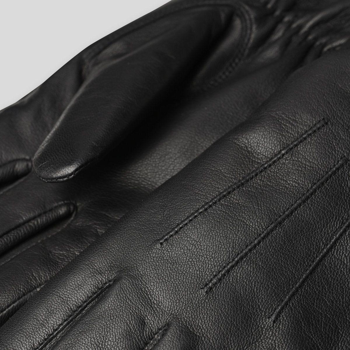 Gants En Cuir Fourré noir, MONOPRIX