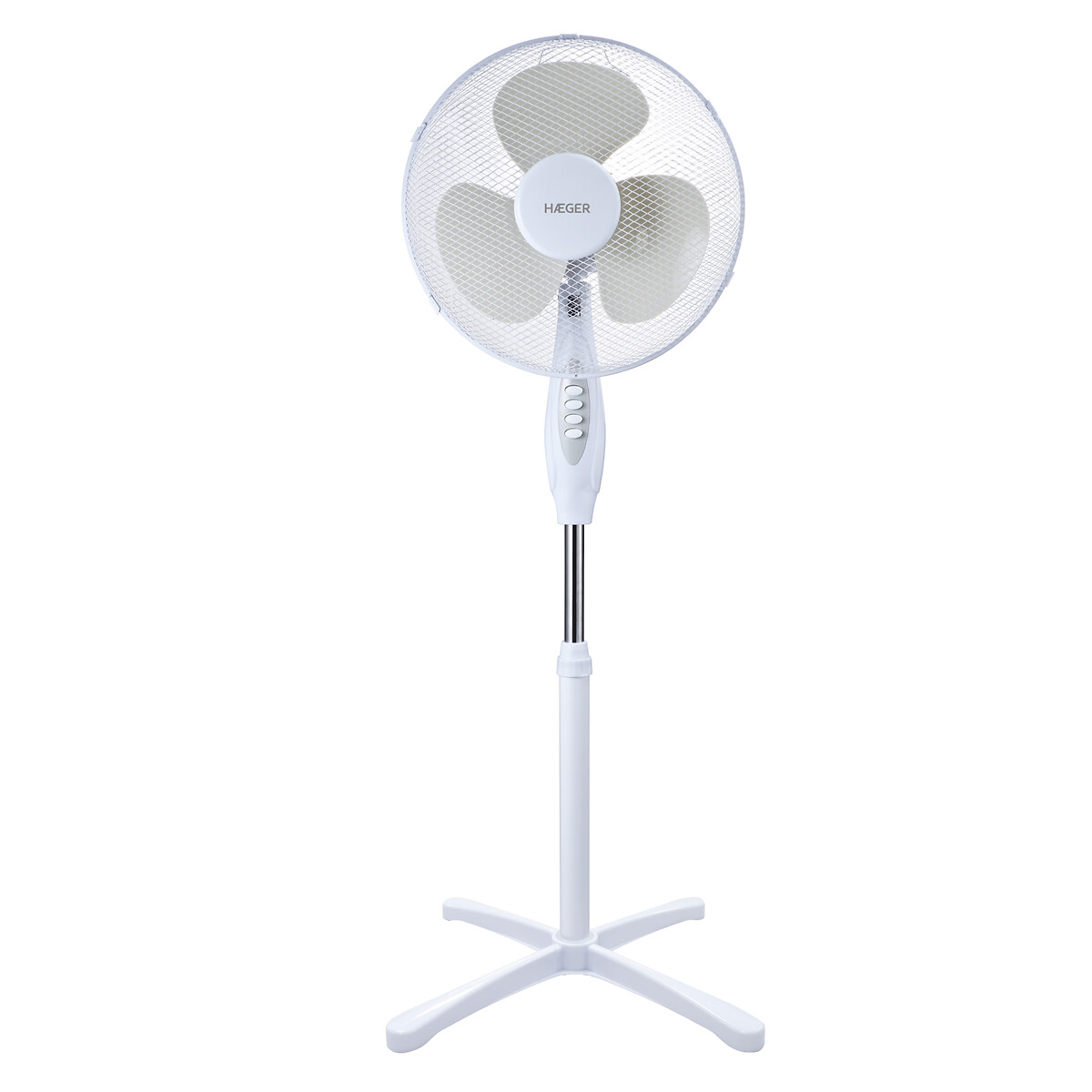 Ventoinha de pé Cross Wind, HAEGER branco, HAEGER