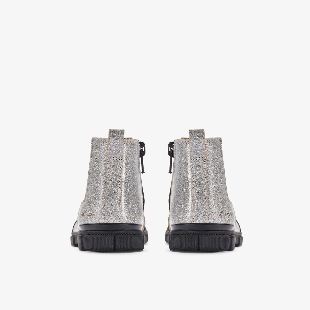 Boots Cuir EVYN CHELSEA T gris, CLARKS