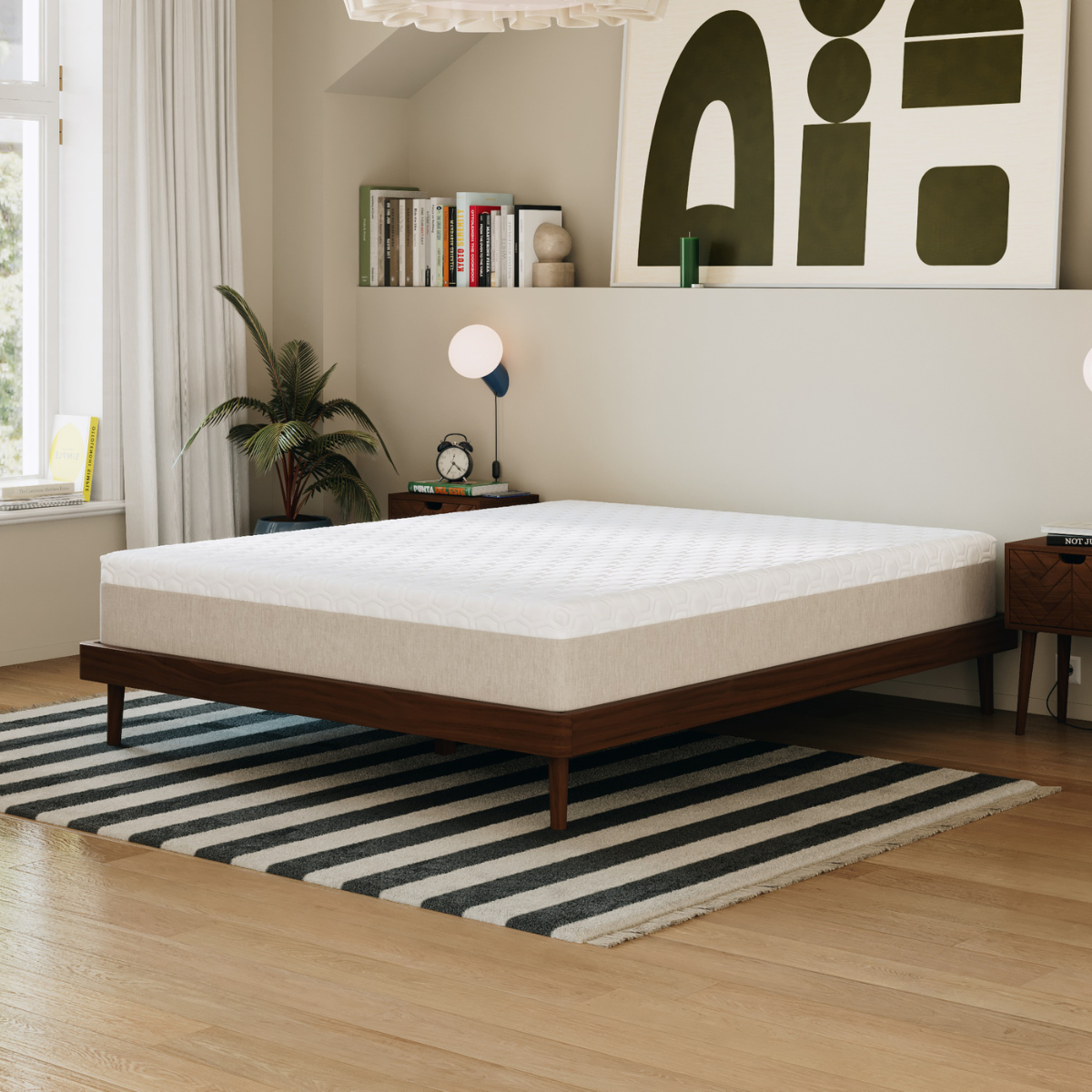 Matelas Mousse Octaspring blanc, SLOME