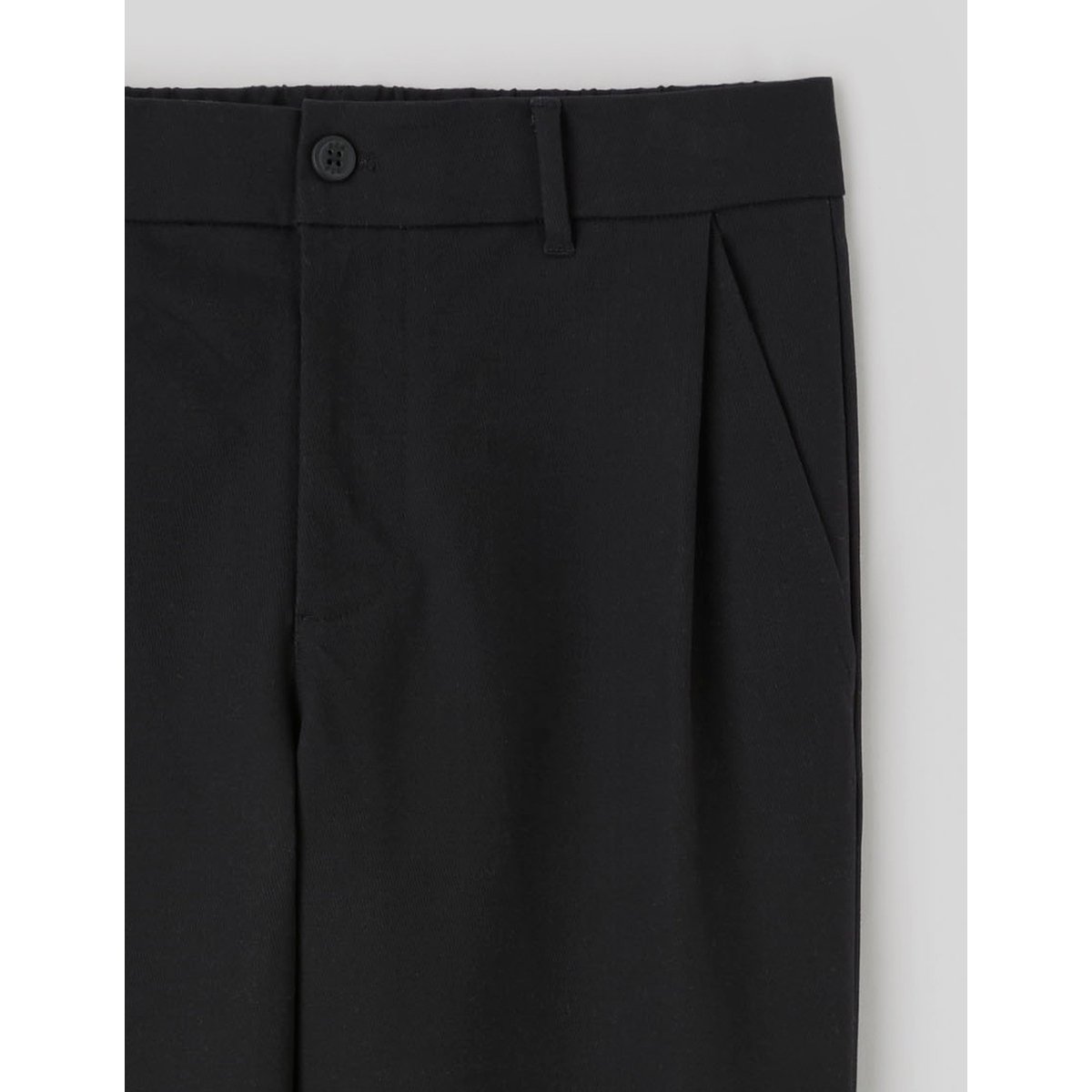 Pantalon chino à pinces noir, BZB