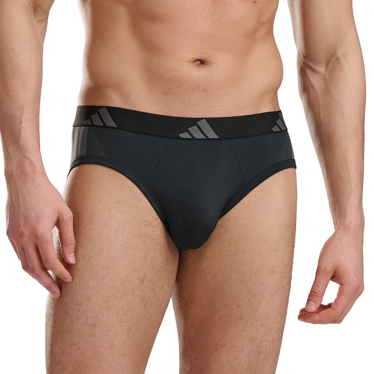 Slips, Lot de 2, ACTIVE MICRO FLEX noir-gris, adidas Performance