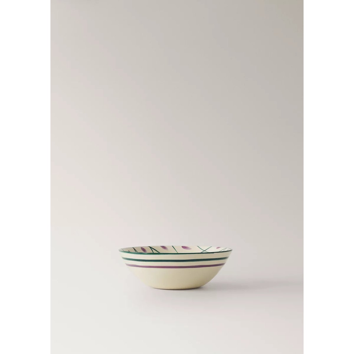Bol en grès gouttes décoratives bleu pétrole, MANGO HOME