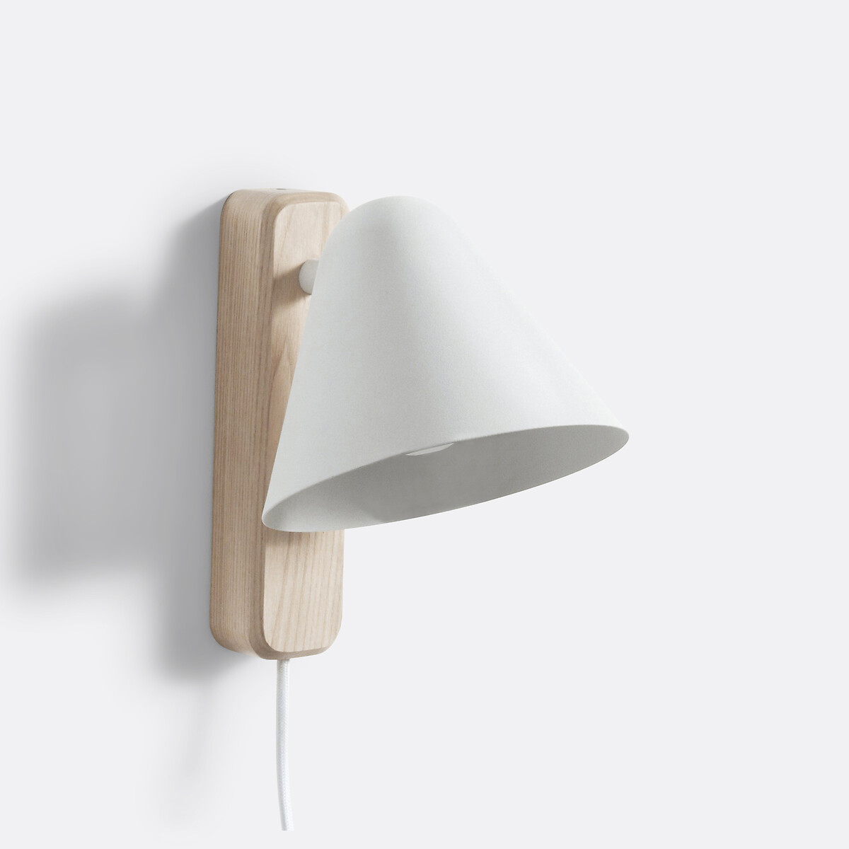 Applique bois et métal acier, Cotapi blanc/bois, LA REDOUTE INTERIEURS