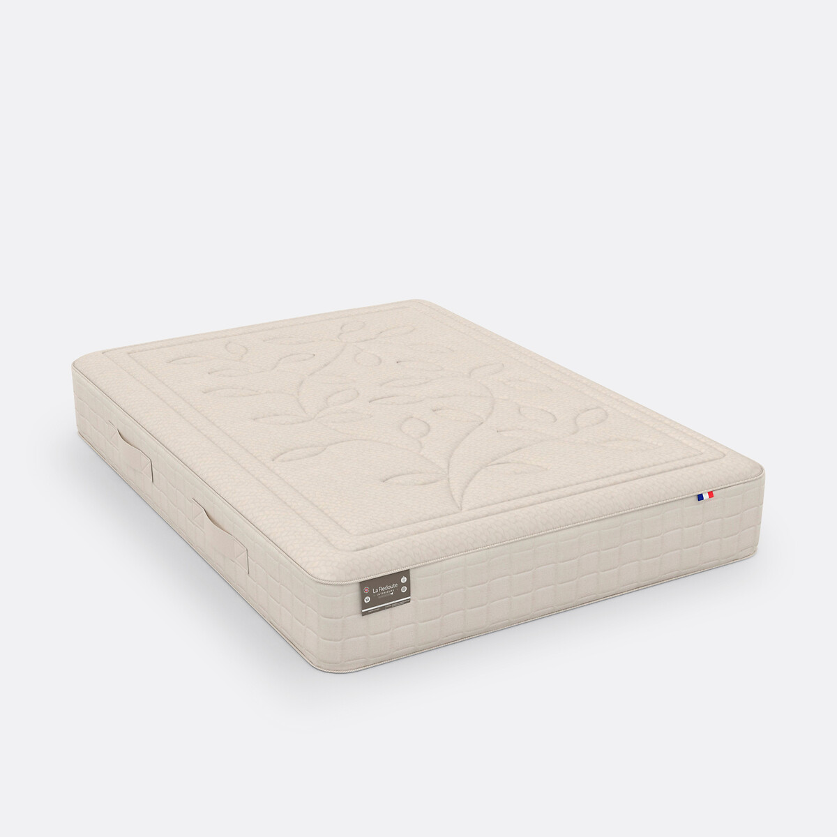 Materasso Origine 870 molle insacchettate+latex 7 zone écru / lino, LA REDOUTE INTERIEURS
