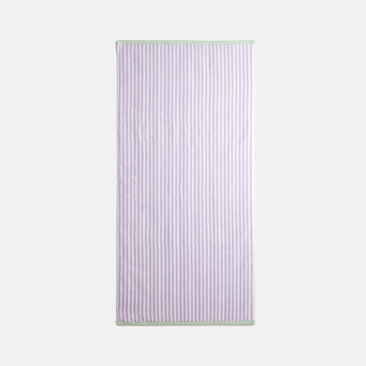 Badetuch Dani, Frottee (500 g/m²) flieder/weiss, LA REDOUTE INTERIEURS