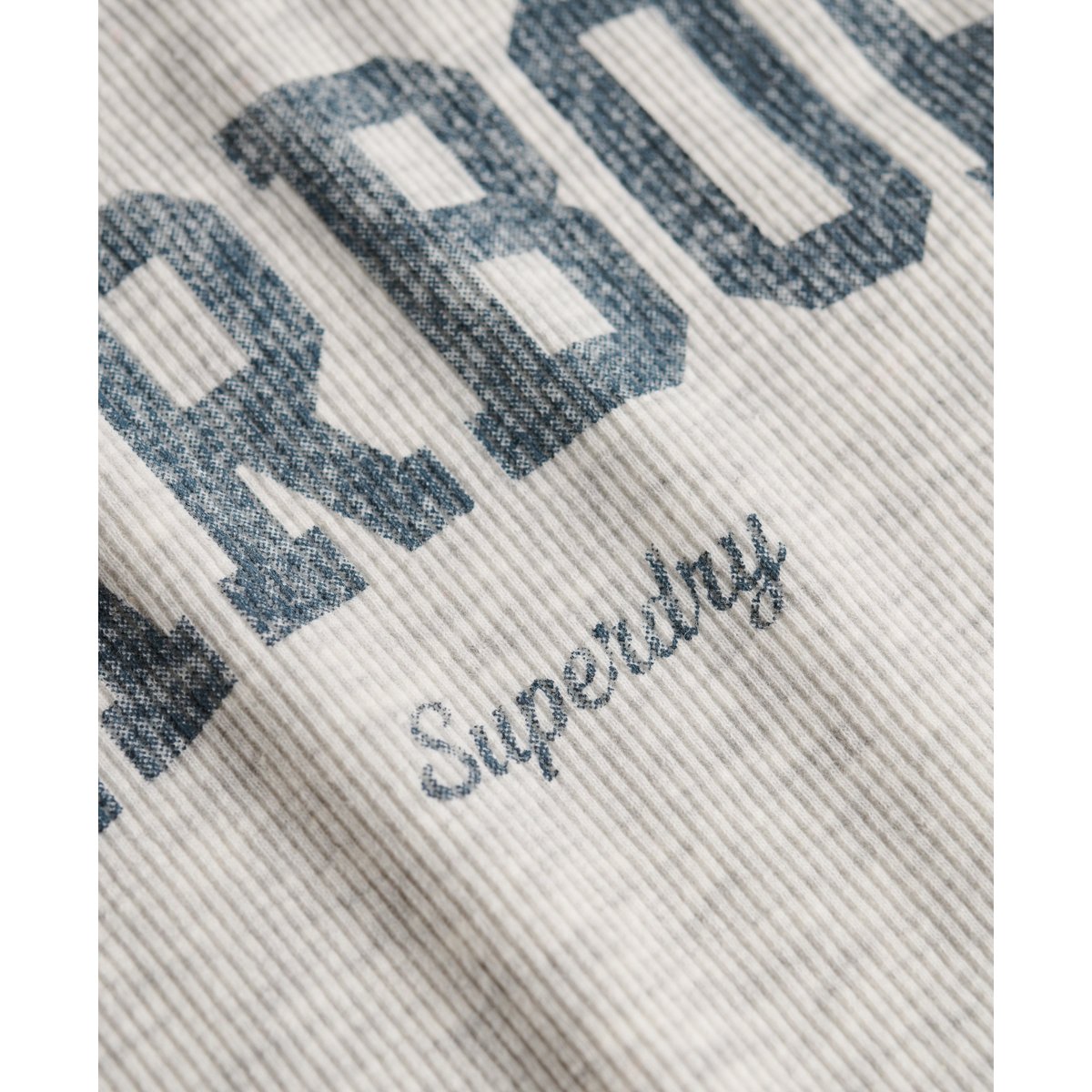 Débardeur à Imprimé Graphique Athletic Essentials gris glacé chiné, SUPERDRY