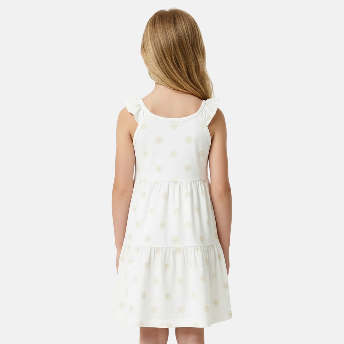 Robe sans manches imprimée, col rond BOHÈME écru, LEE COOPER