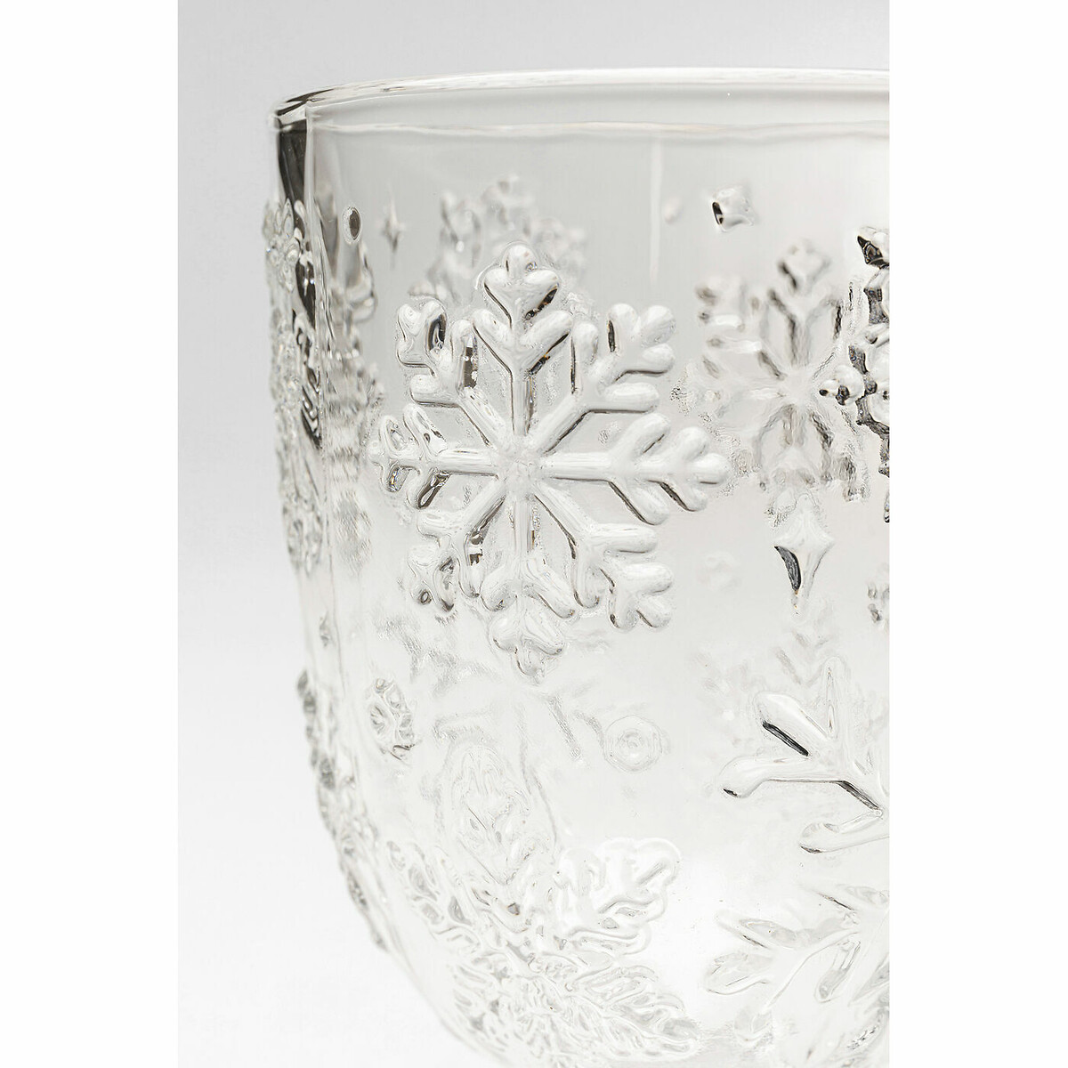 Verre à vin Ice Flowers clair verre, KARE DESIGN