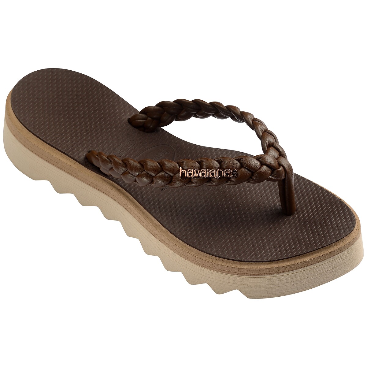 Teenslippers SLIM POINT BOHO kastanje, HAVAIANAS