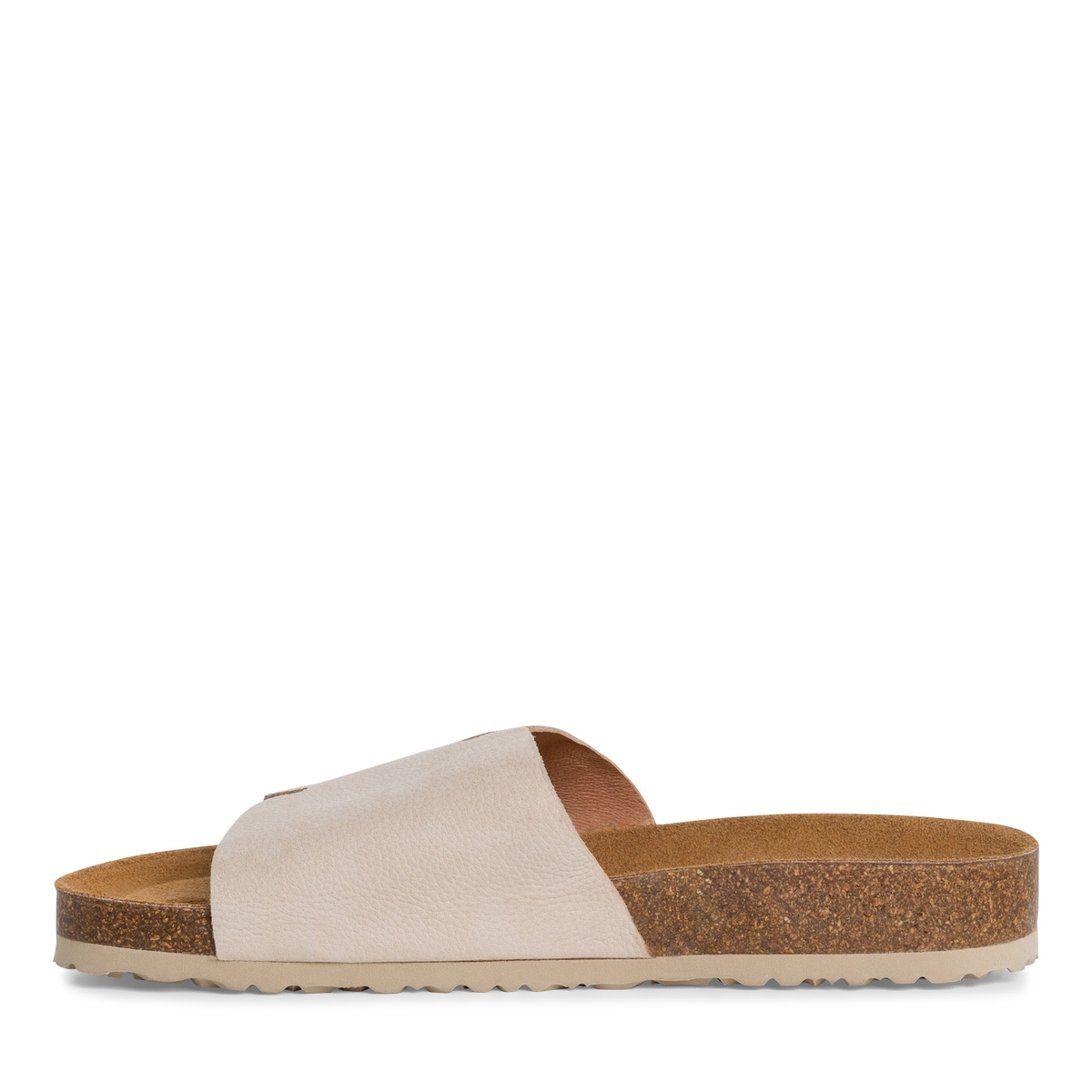 Mule en cuir marron antilope, TAMARIS