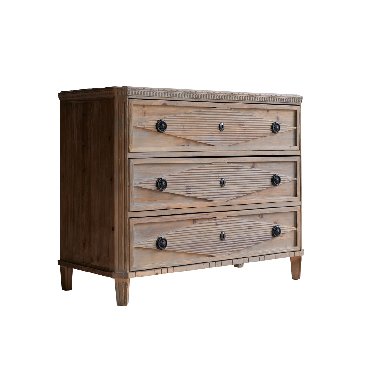 Commode en Pin massif, EMILY naturel, TIKAMOON