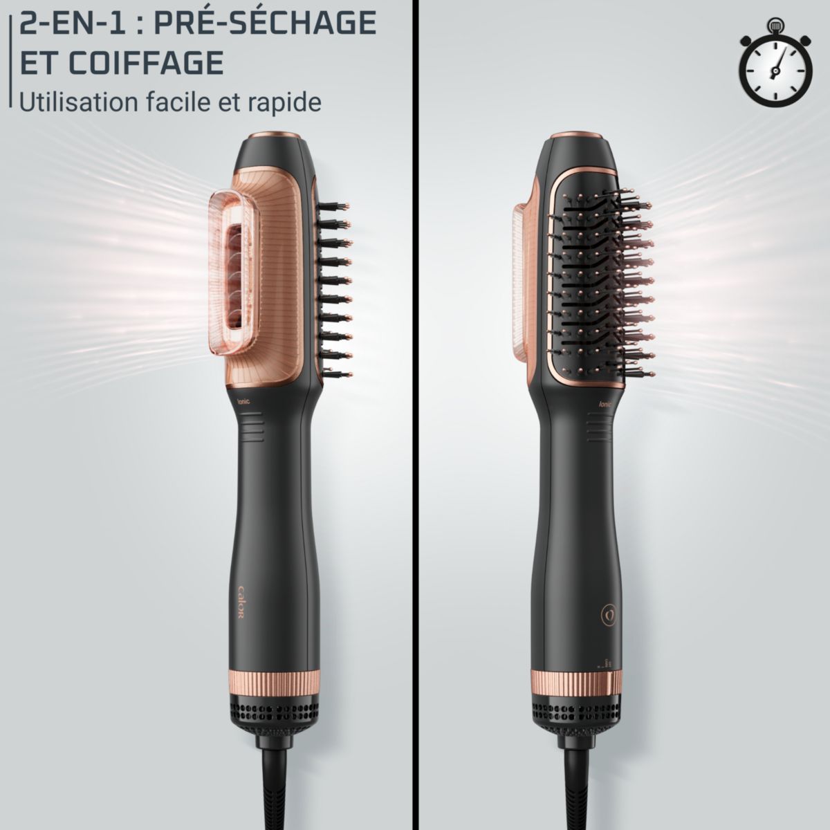Brosse soufflante Reverso 2 en 1 CF9840C0 autres, CALOR